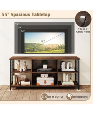 TV Stand for TVs up to 65 in with Storage Compartments
