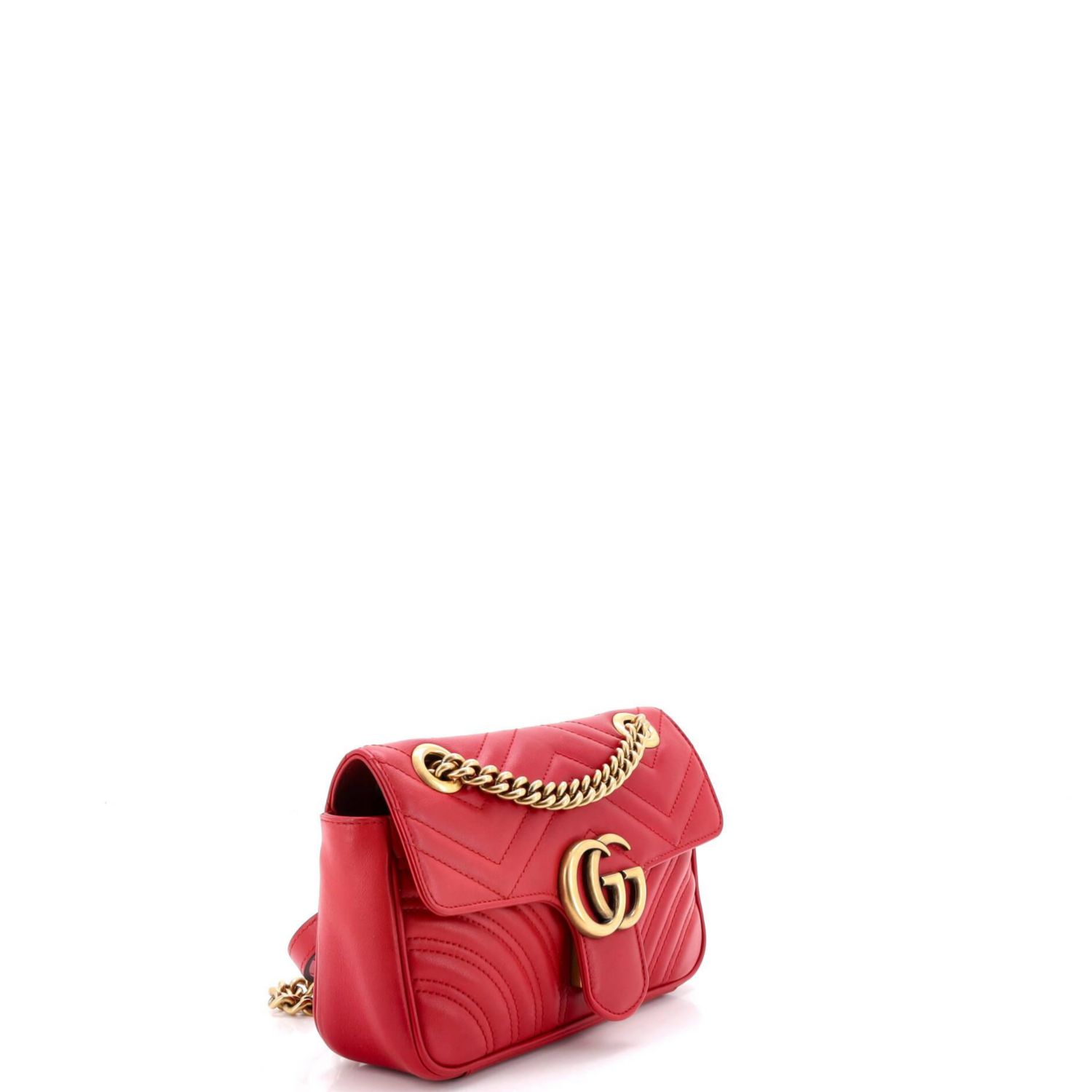 Mini GG Marmont Flap Bag Matelasse Leather