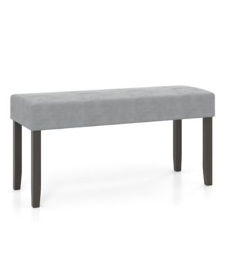 Upholstered Entryway Bench with Padded Seat for Bedroom
