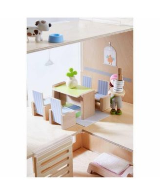 Little Friends Dining Room - Wooden Dollhouse Furniture for 4" Bendy Dolls