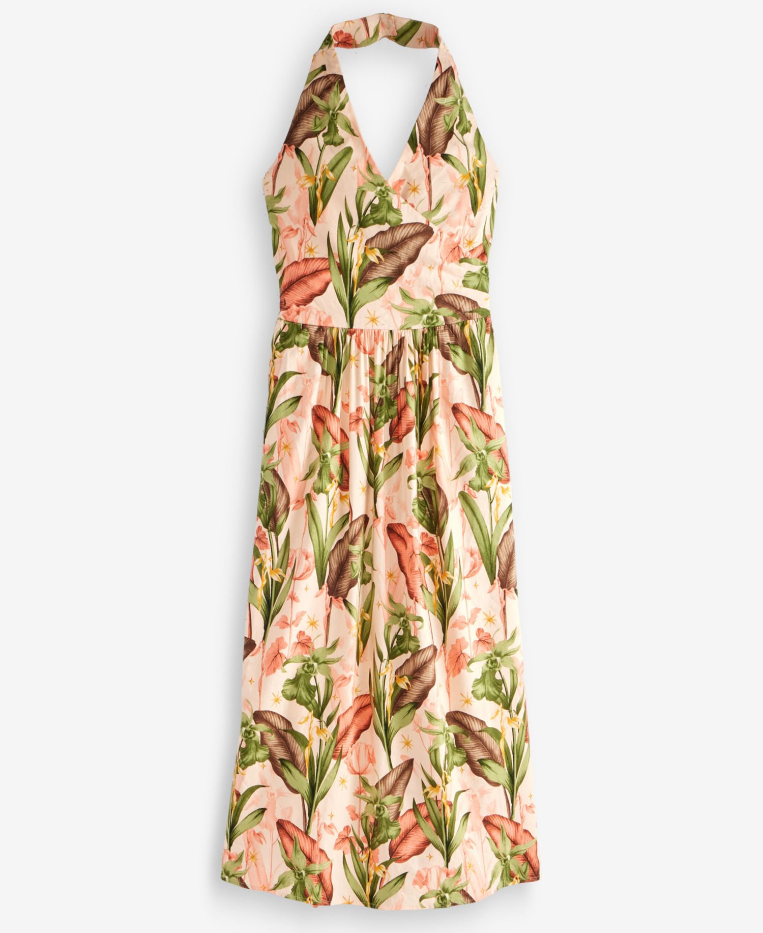 Petite Halter Midi Dress