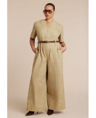 Women's Plus Size Wide Leg Jumpsuit