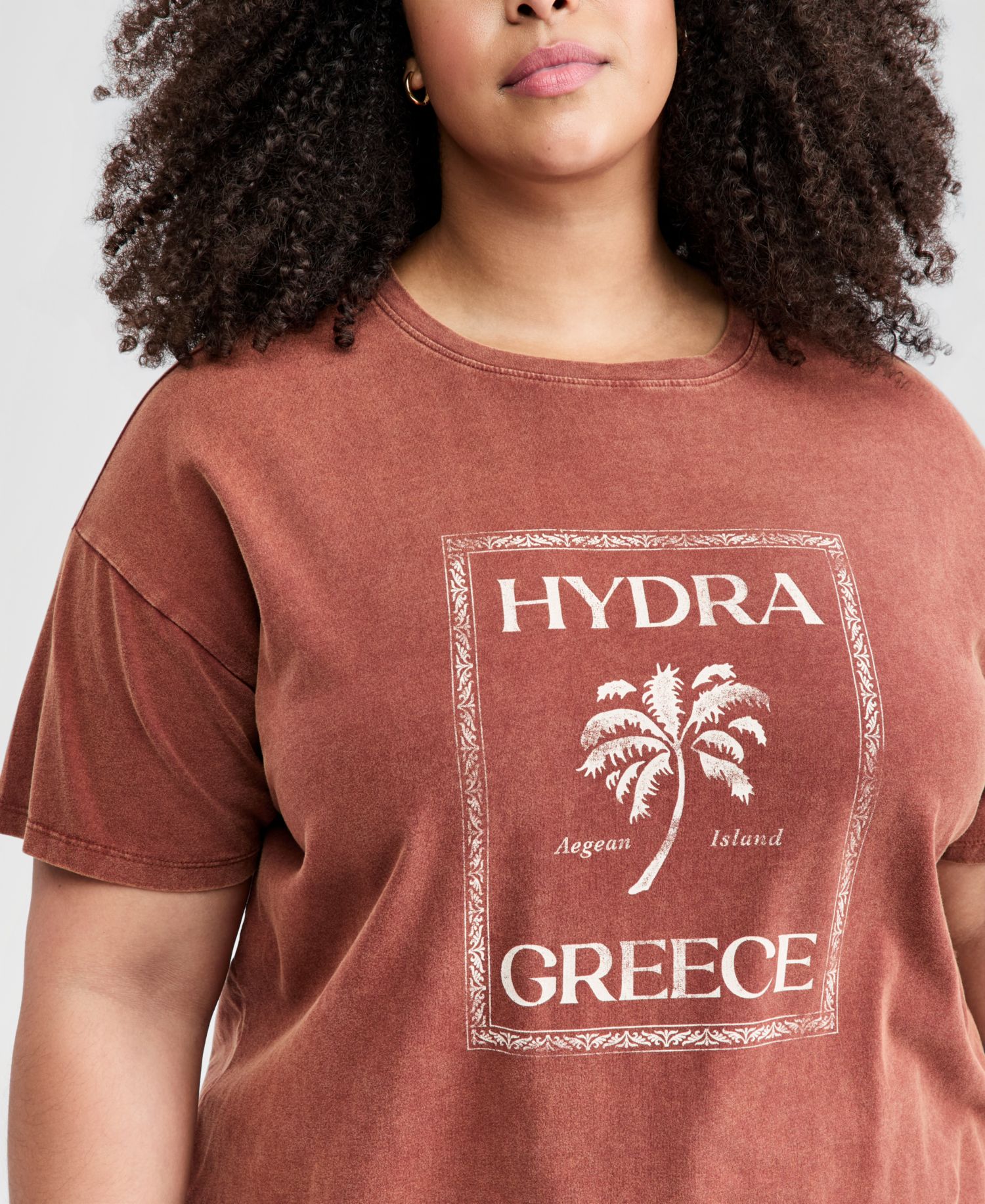 Trendy Plus Size Hydra Greece Graphic T-Shirt