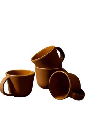 Stoneware Coffee Mug  Osun 6.7 oz - Set of 4
