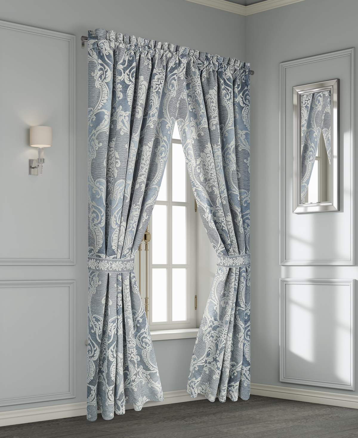 J Queen New York Queensbury Window Panel Pair