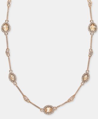 Stone Station Collar Necklace