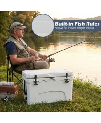 45 Quart Portable Hard Cooler with Long Lasting Insulation