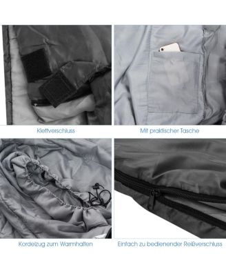 Two Person Waterproof Sleeping Bag with Two Pillows