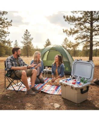 Ultra Light Hard Cooler 53 Quart Injection Molded Ice Chest