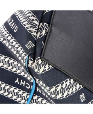 Medium Bond Shopper Tote Logo Jacquard Canvas