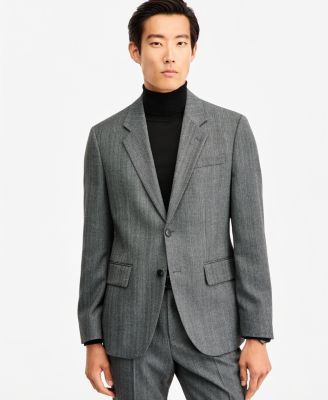 Men's Modern-Fit Herringbone Suit Jacket
