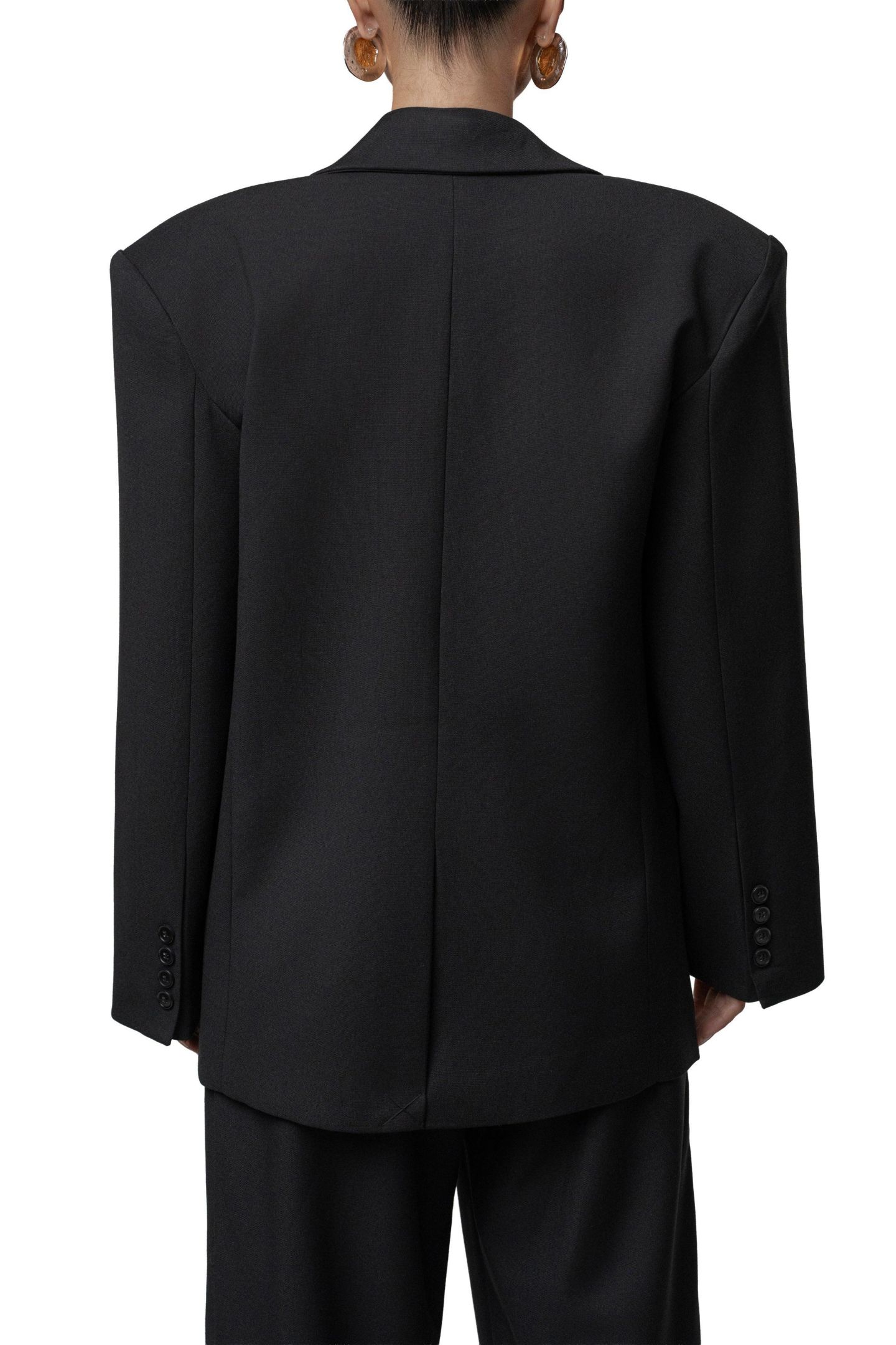 Женский пиджак JLUXLABEL Refined Moments Blazer, цвет: Чёрный — фото 5