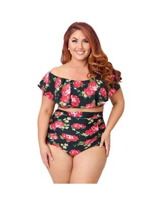 Plus Size Ruffled Ramona Swim Top