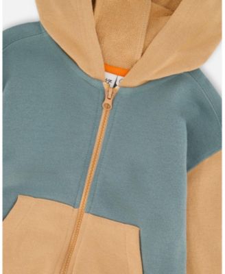 Little Boys Hooded French Terry Cardigan