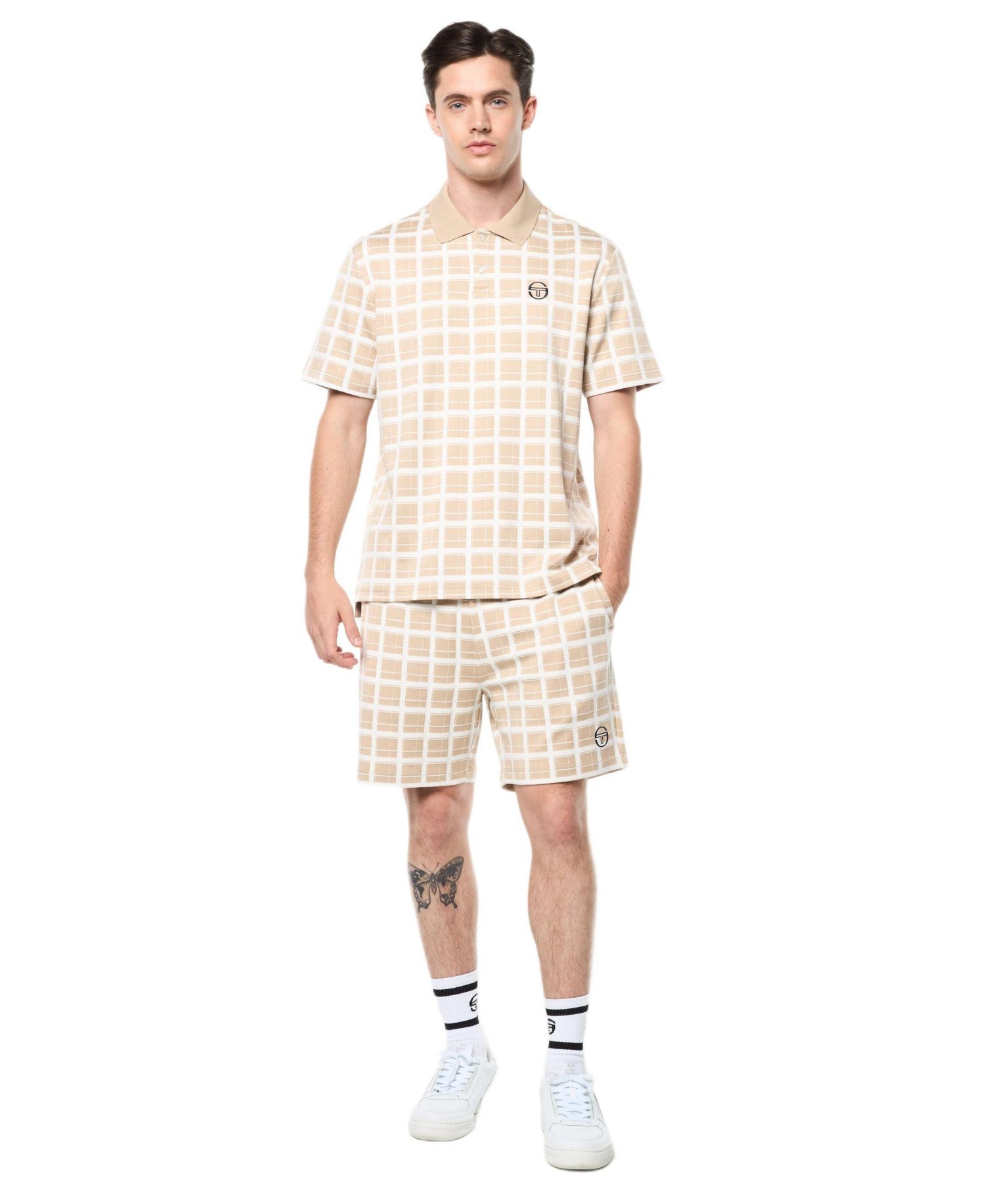 Men's Damarindo Check Polo Shirts