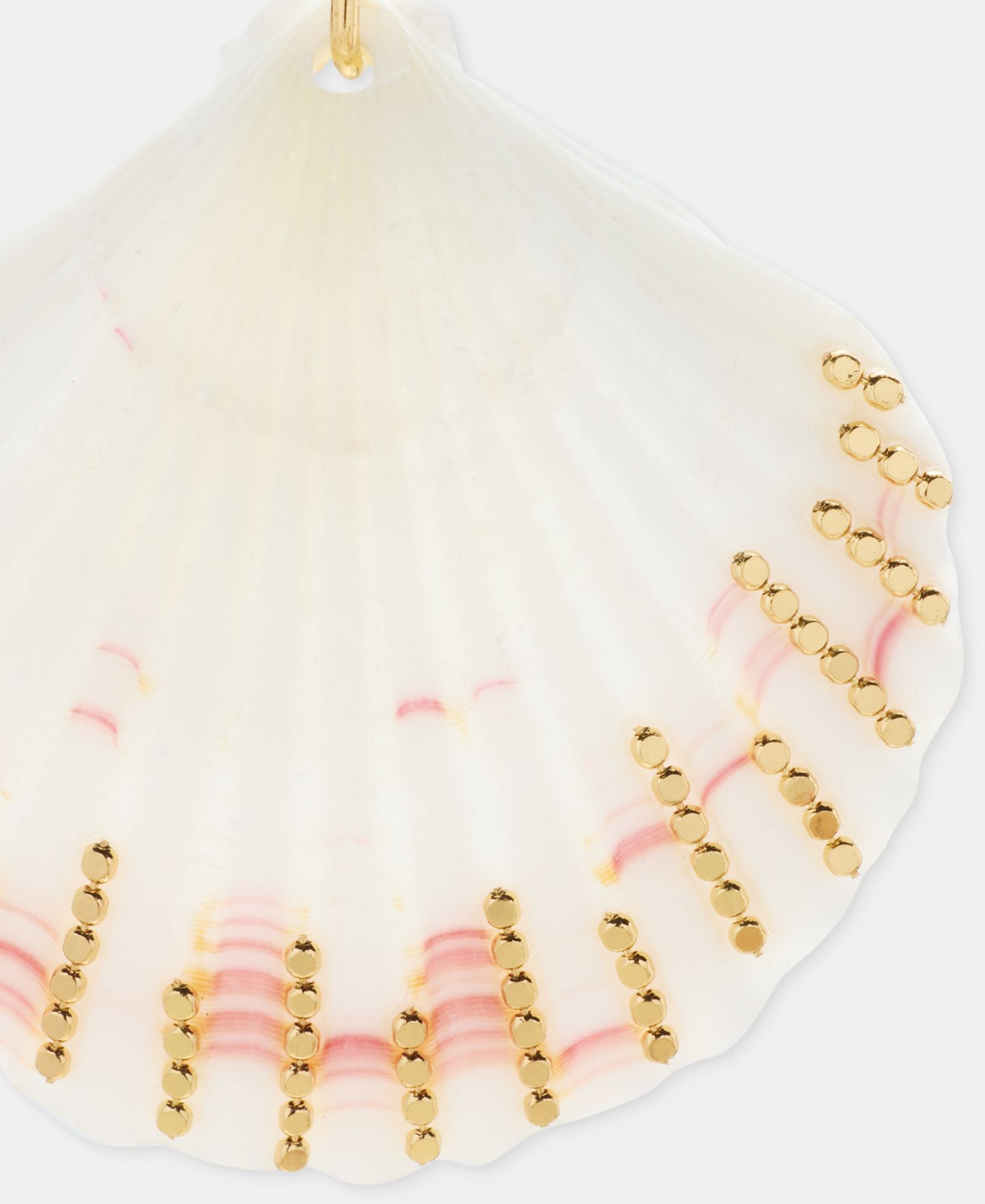 Seashell Chain Drop Earrings
