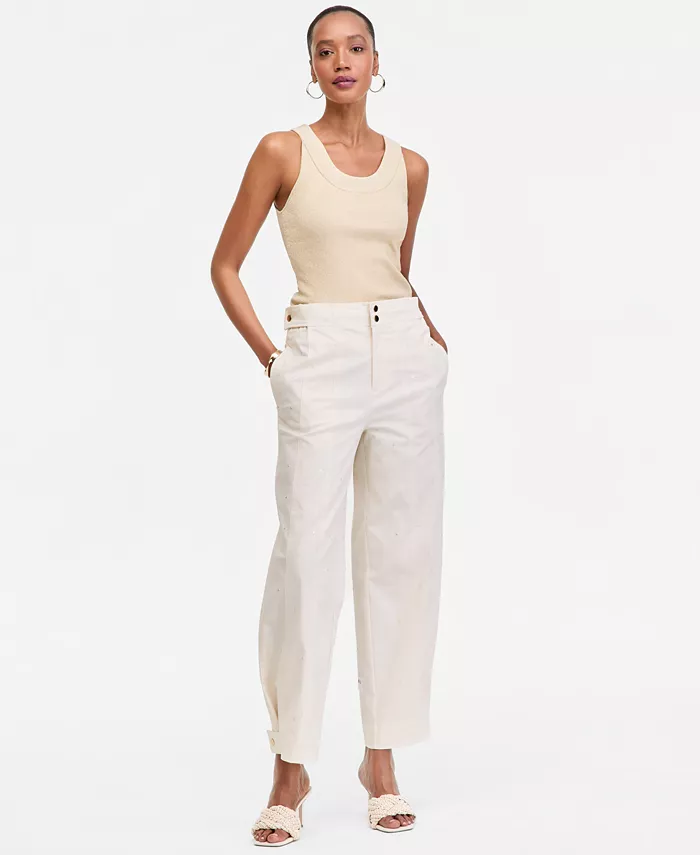 Women's Studded Tapered Pants - thumbnail 4