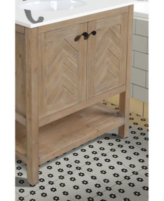 Savannah 30". Freestanding, Weathered Fir Finish