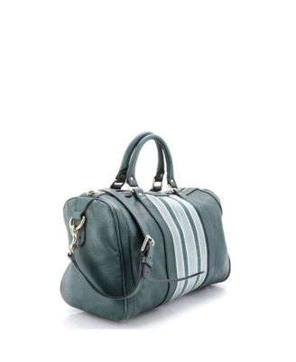 Medium Vintage Web Boston Bag Leather