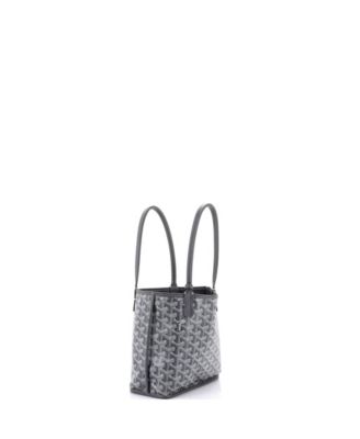 Mini Anjou Reversible Tote Coated Canvas