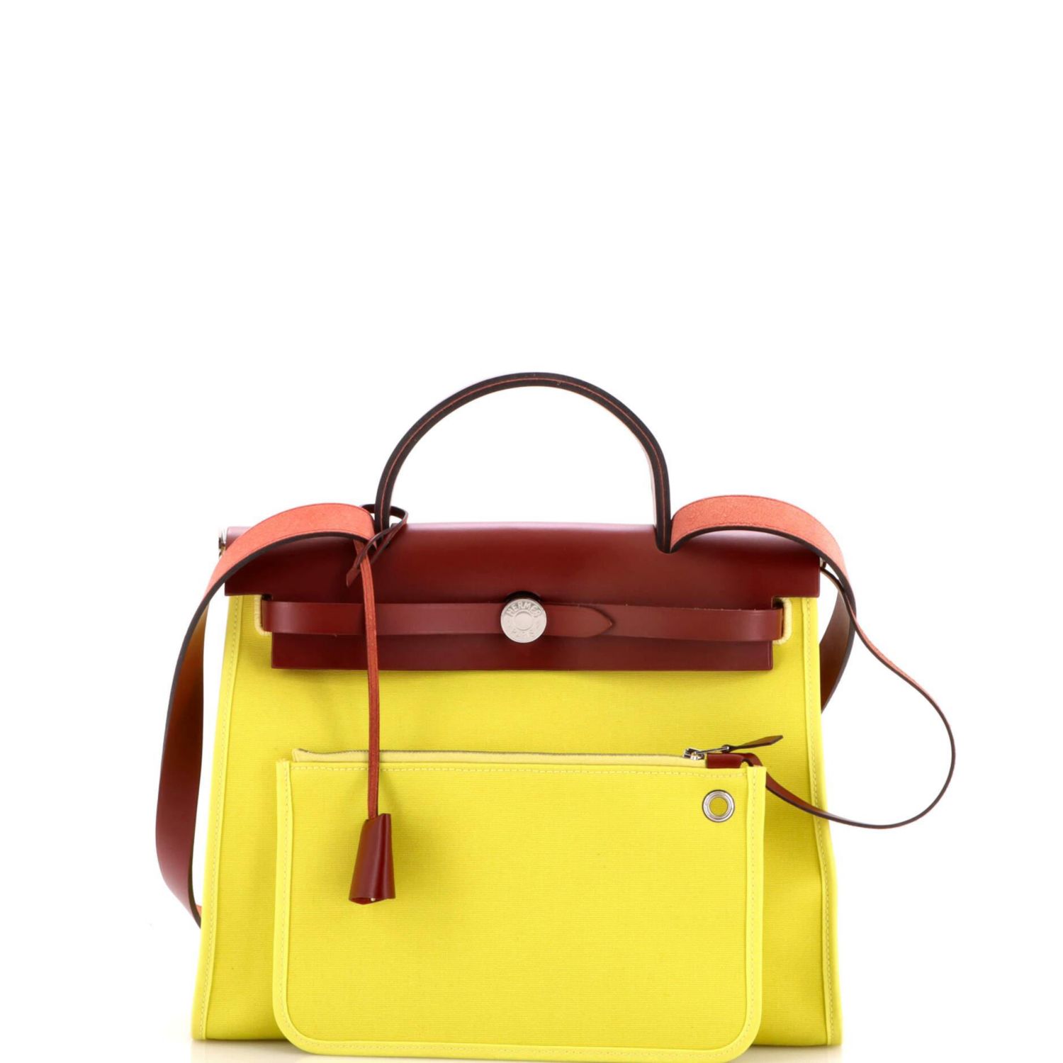 31 Herbag Zip Leather and Toile