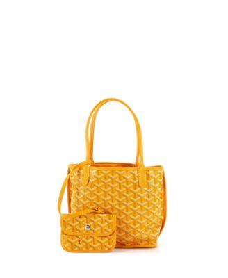 Mini Anjou Reversible Tote Coated Canvas