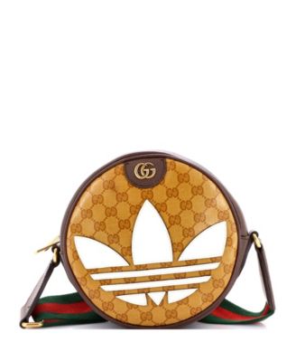 Small x adidas Ophidia Round Crossbody Bag GG Coated Canvas