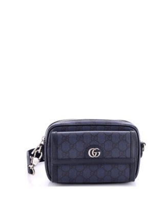 Mini Ophidia Front Pocket Camera Bag GG Coated Canvas