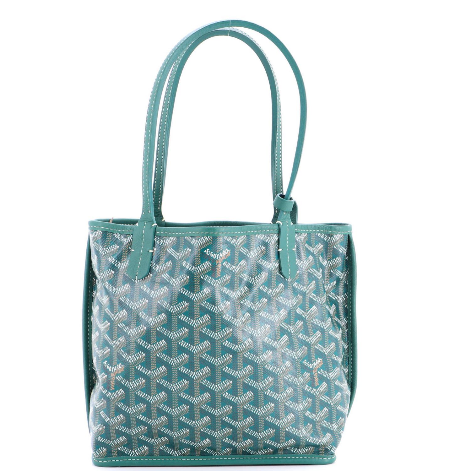 Mini Anjou Reversible Tote Coated Canvas