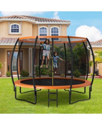 12FT ASTM Approved Recreational Trampoline with Ladder