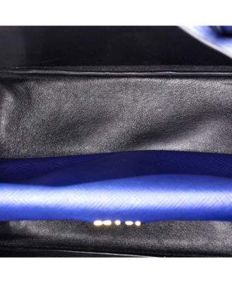 Medium Cuir Double Tote Saffiano Leather