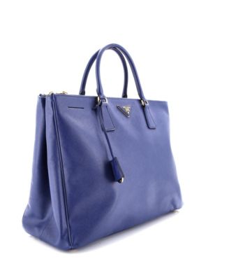 Large Galleria Double Zip Tote Saffiano Leather