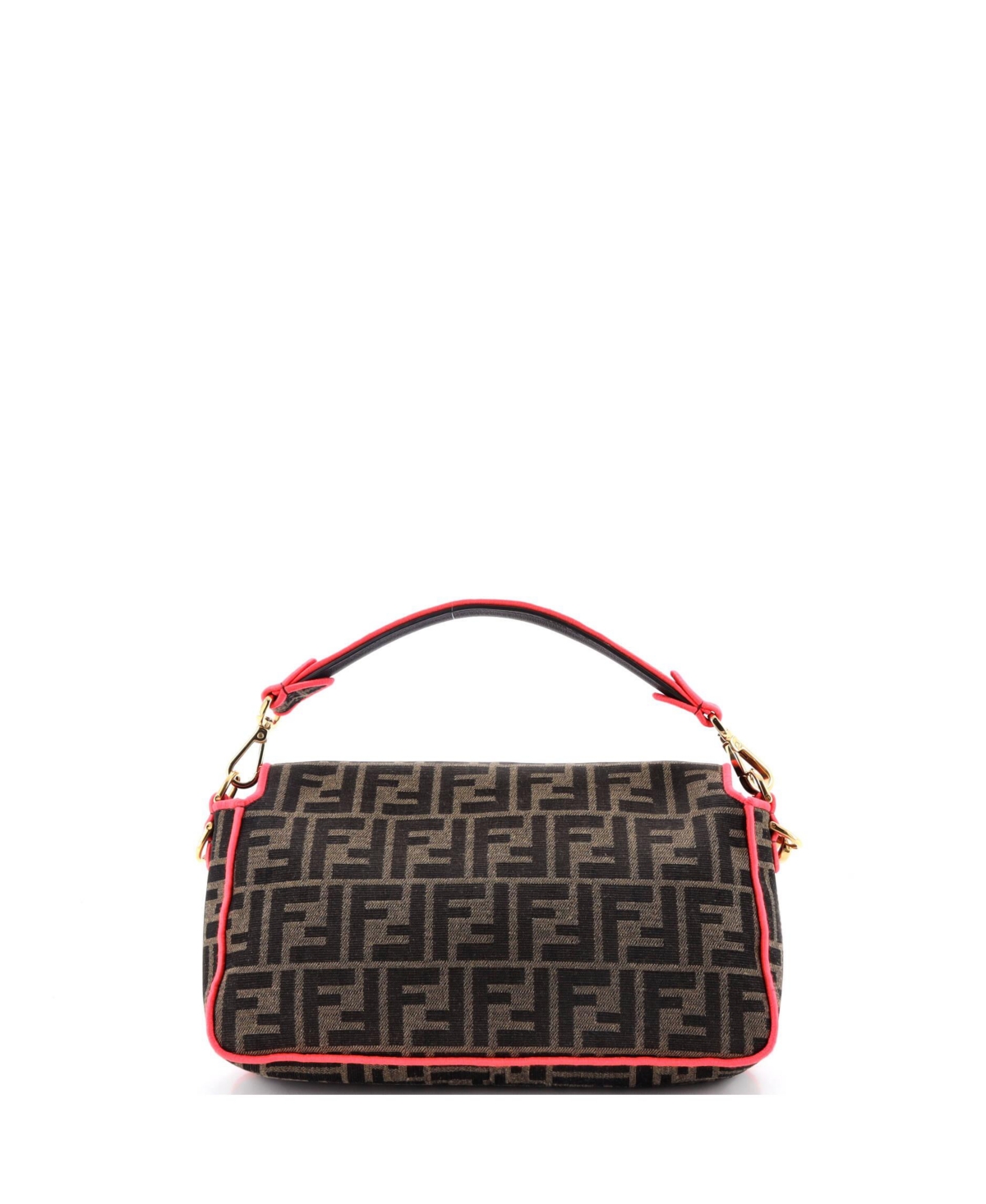 Pre-Owned Fendi Medium Baguette Nm Bag Zucca Canvas