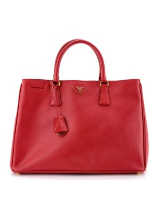 Large Lux Open Tote Saffiano Leather
