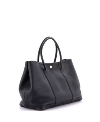 36 Garden Party Tote Leather