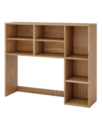 Desktop Bookshelf with 7 Open Cubbies and 3 Adjustable Shelves
