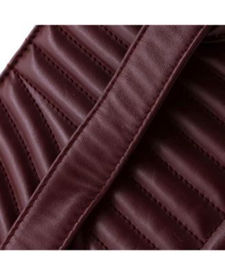 Medium Convertible Open Tote Diagramme Quilted Leather