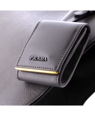 Medium Monochrome Tote Saffiano with City Calf