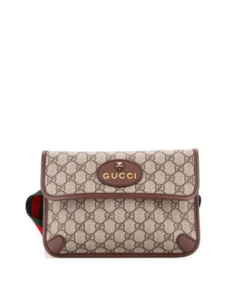 Neo Vintage Flap Belt Bag GG Coated Canvas