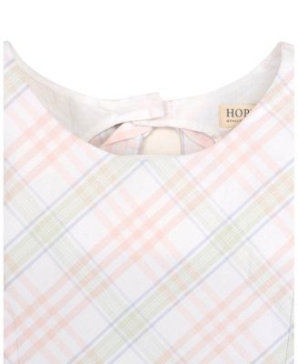 Big Girls Organic Stretch Poplin Button Back Party Dress