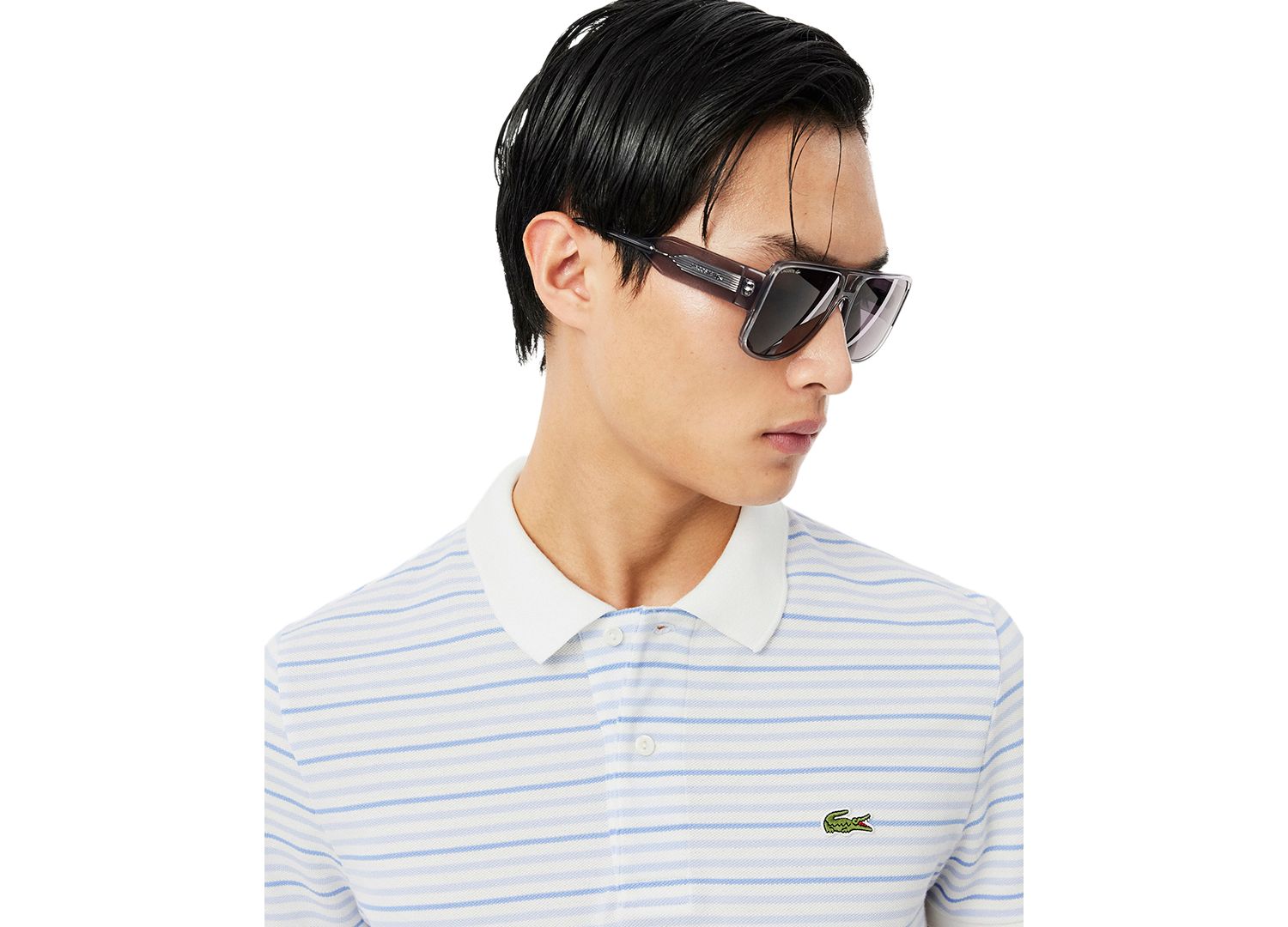 Men's Classic-Fit Striped Pique Polo Shirt