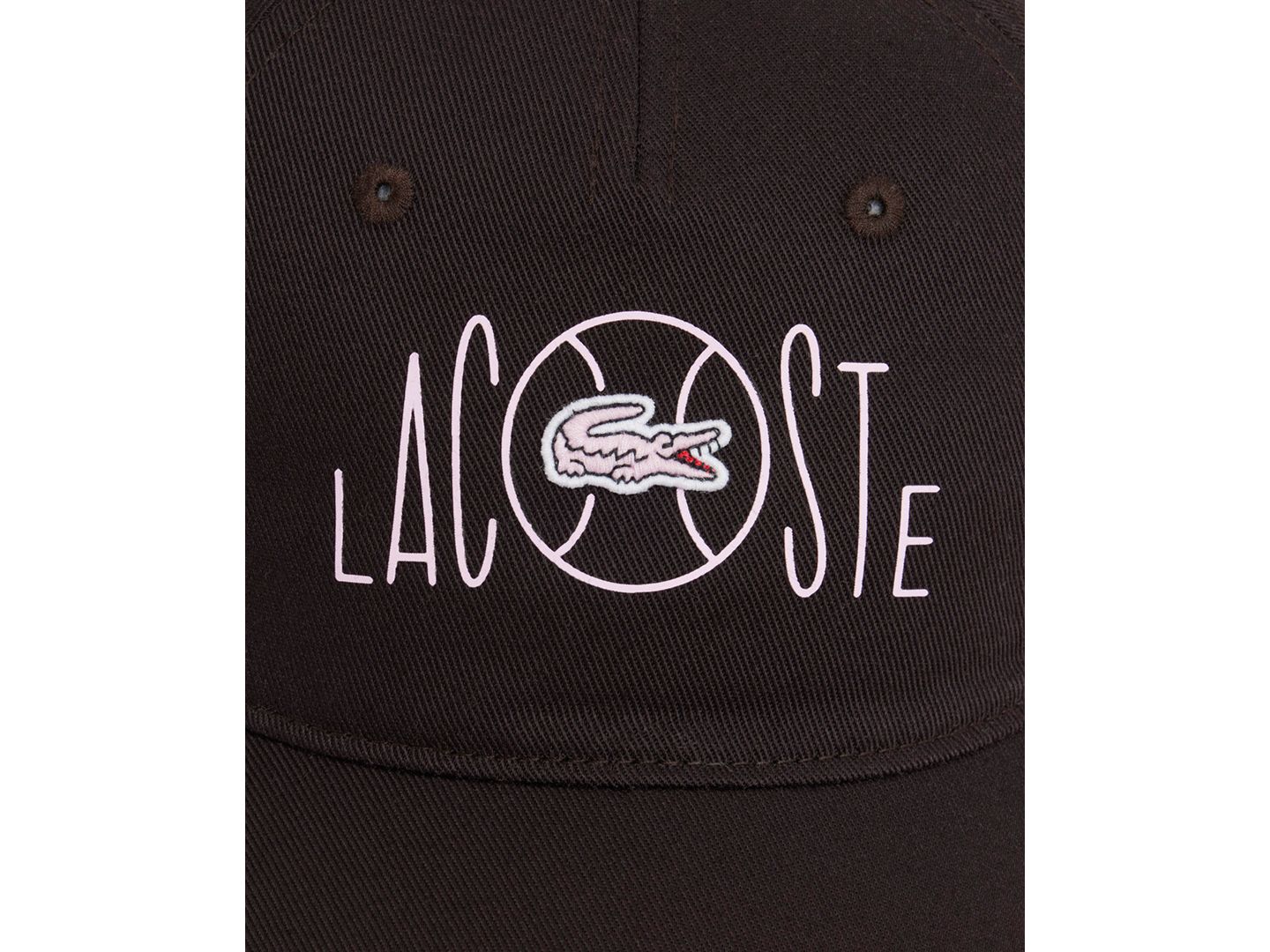 Мужская кепка Lacoste Printed Twill 5-Panel Adjustable Hat, цвет: Buffalo — фото 3