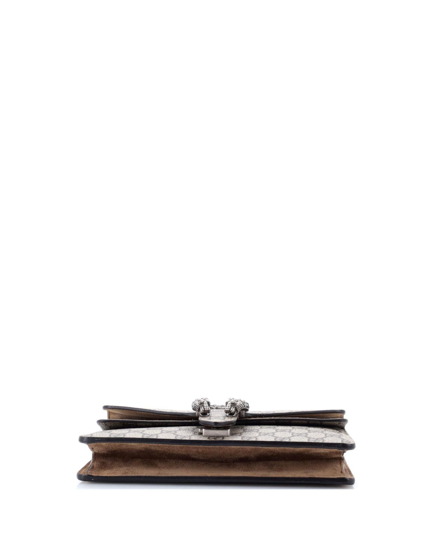 Small Dionysus Bag GG Coated Canvas with Crystal Embellished Metal