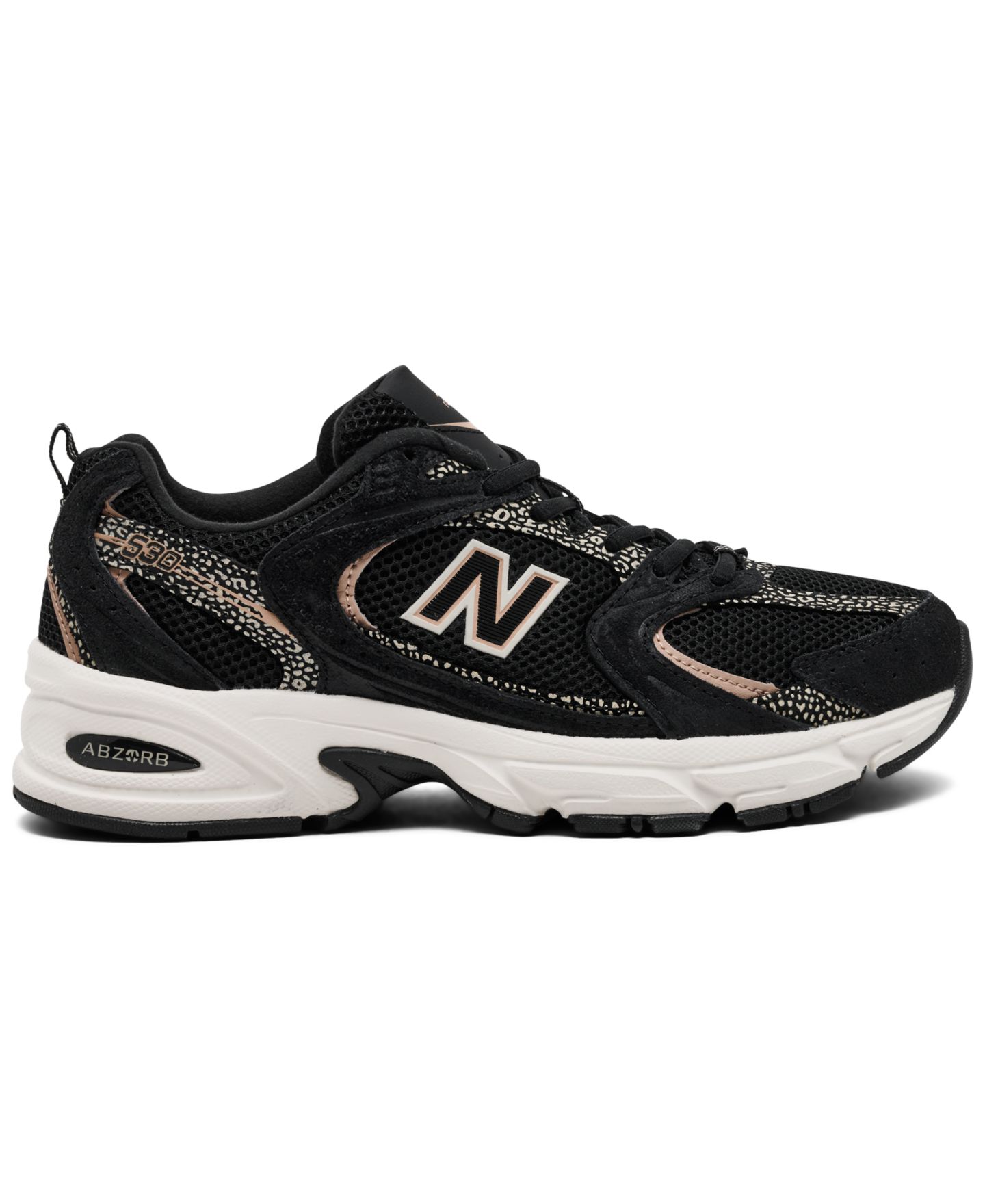 Мужские кроссовки New Balance 530 Sneakers, цвет: Чёрный / Серо-коричневый — фото 2