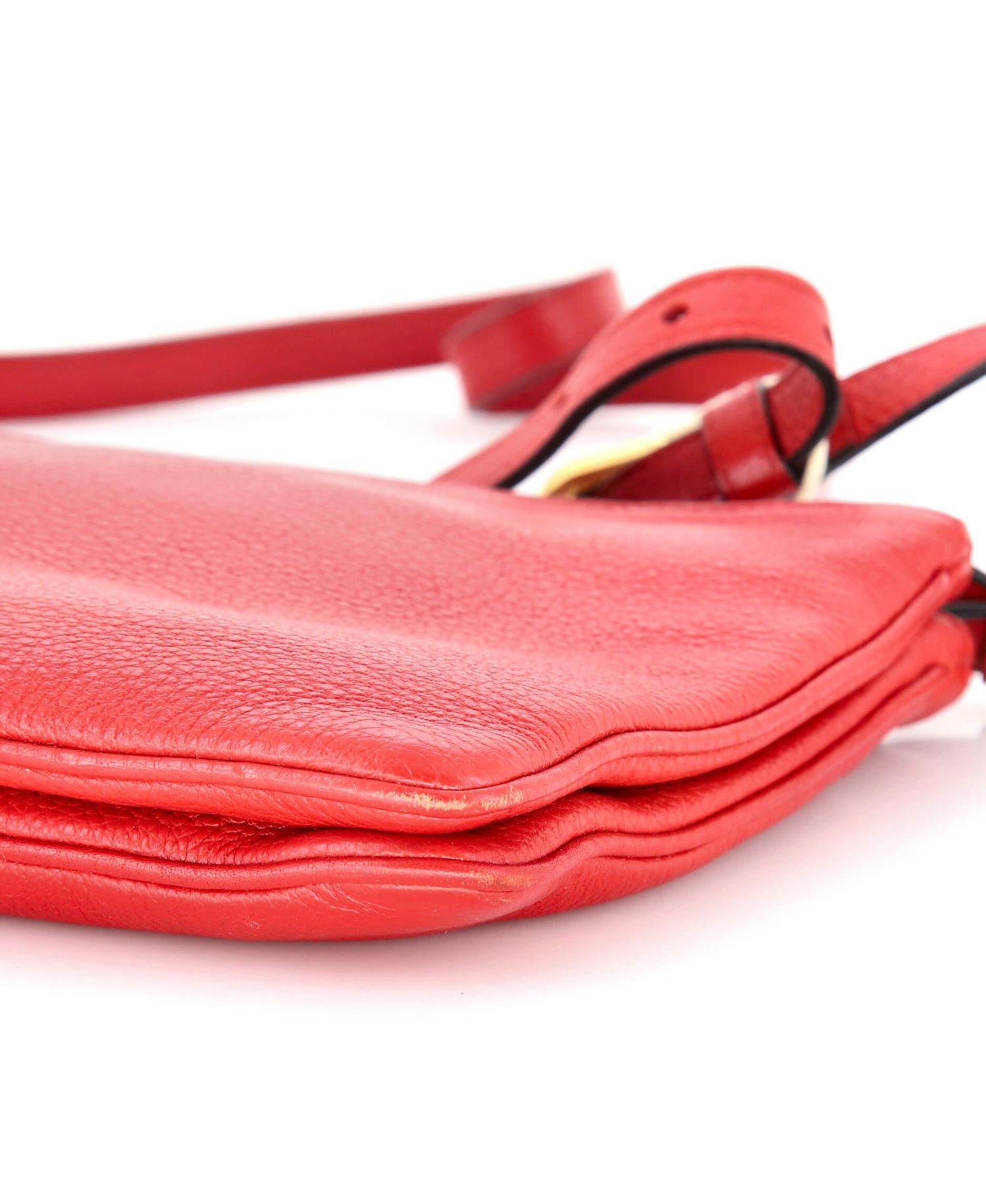 Small Double Zip Crossbody Bag Vitello Daino
