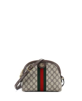 Small Ophidia Dome Shoulder Bag GG Coated Canvas