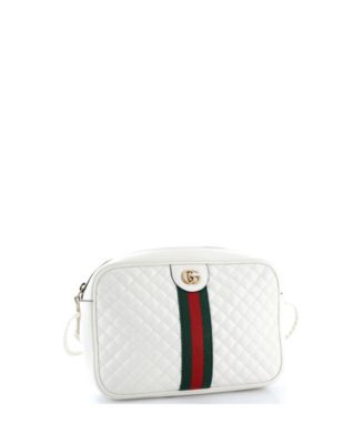 Small Trapuntata Camera Bag Quilted Leather