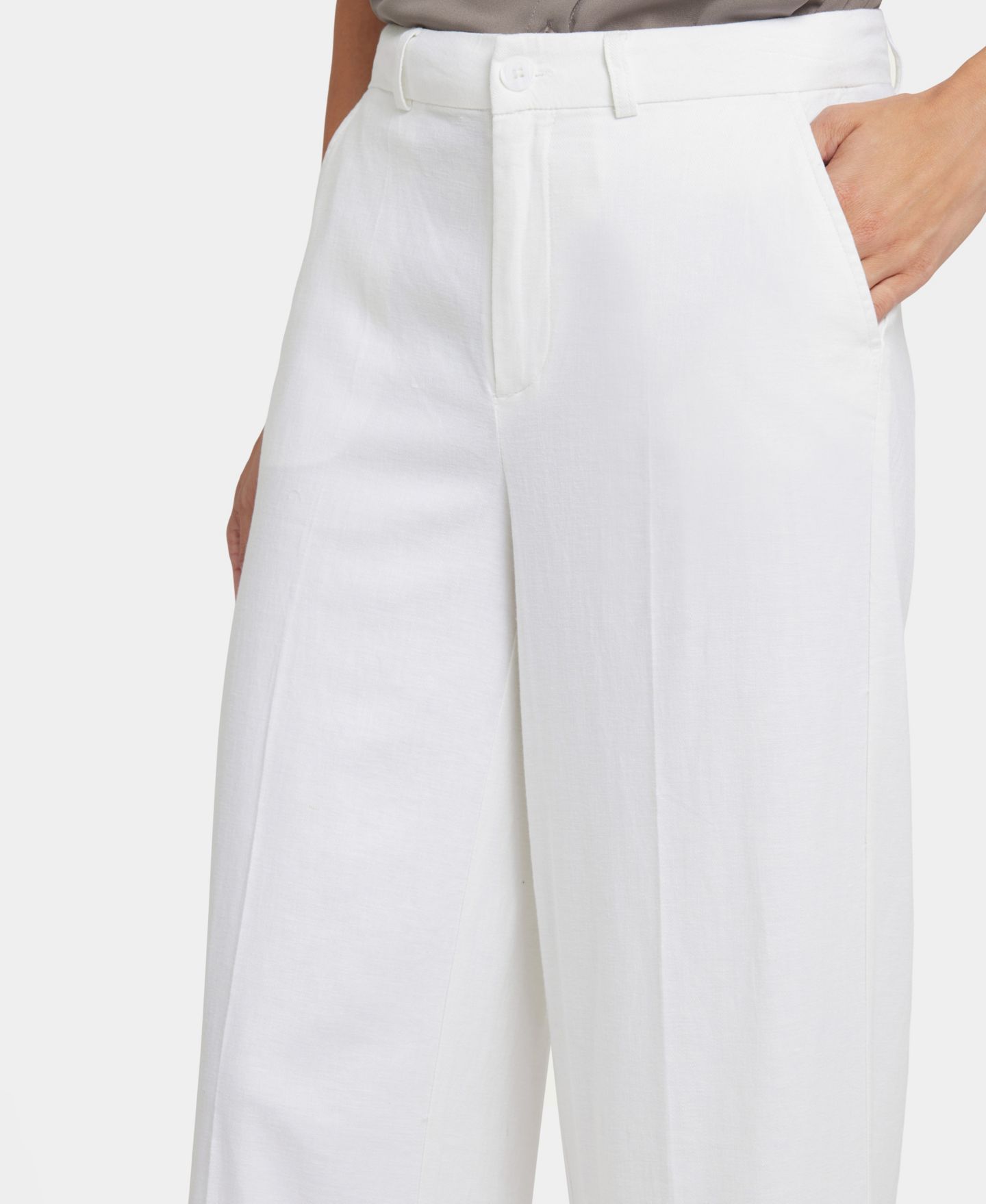 Женские брюки NYDJ Morgan Trouser Mid-rise, цвет: Белый — фото 3
