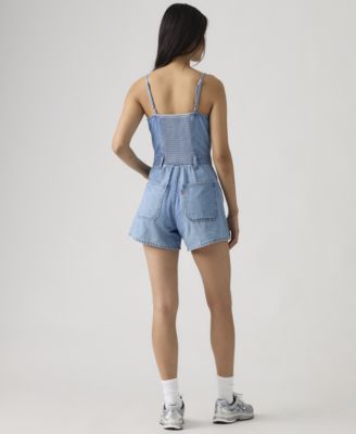 Women's T2 Square Neck Cotton Romper