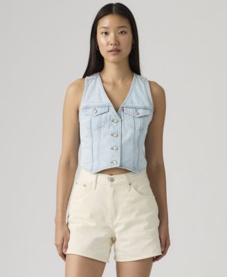 Women's Mainline V-Neck Cotton Racer Vest